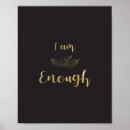 Search for i am enough posters Motivational