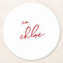 Search for round coasters Typography
