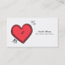 Search for valentines business cards Whimsical