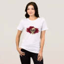 Recherche de crâne rouge tshirts Mode gothique