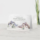 Search for winter birthday cards Rustic