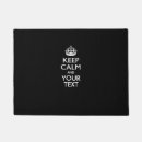 Search for keep calm doormats Welcome