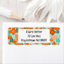 Search for spring flowers return address labels Leaves