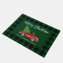 Search for vintage christmas doormats Red and green