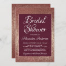 Search for gold and burgundy bridal shower invitations Bride