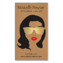 Recherche de belle fille cartes visite Coiffeur