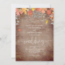 Search for autumn leaves wedding invitations Fall