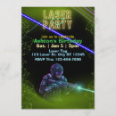 Search for laser tag invitations Kids