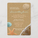 Search for beach shells 4x6 invitations Starfish