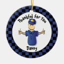Search for police officer ornaments Appreciation