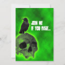 Search for raven birthday invitations Gothic