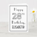 Recherche de 28ème anniversaire cartes Vingt huitième