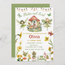 Search for enchanted forest birthday invitations Floral fairy princess