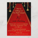 Search for hollywood red carpet sweet 16 invitations Star