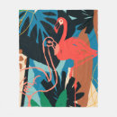 Search for flamingo blankets Tropical bird