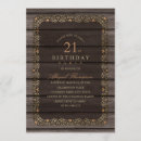 Recherche de rustic wood birthday invitations Fête d'anniversaire