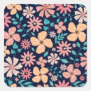Search for flower pattern stickers Blue