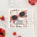 Search for palm tree napkins Flamingo