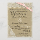 Search for country western lace wedding invitations Burlap