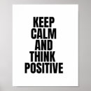 Search for think positive posters Good vibes