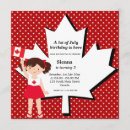 Recherche de canadien anniversaire invitations 1er juillet