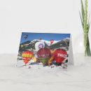 Search for hot air balloon christmas cards Snow