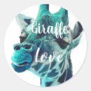 Search for giraffe love stickers Animals