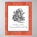 Search for mad hatter quotes art Vintage