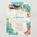Search for turquoise blue quinceanera invitations Elegant