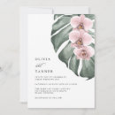 Recherche de orchidee rose invitations Minimaliste simple