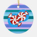 Search for peppermint ornaments Striped