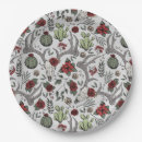 Search for christmas paper plates Red and green