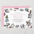 Search for vintage alice in wonderland invitations White rabbit