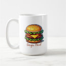 Search for cute burger drinkware Cheeseburger