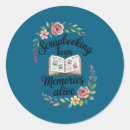 Search for round scrapbook stickers Handmade