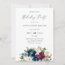 Search for navy blue christmas invitations White
