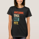 Search for may birthday tshirts 1972