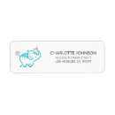 Search for white elephant return address labels Simple