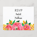 Search for post rsvp cards Floral