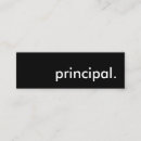 Search for school principal business cards Education