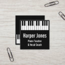 Search for keyboard player business cards Musician