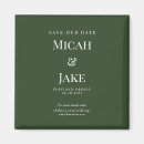 Recherche de vert forêt magnets Couple