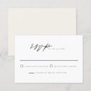 Recherche de classic wedding rsvp cards Noir et blanc