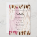 Search for cowhide invitations Pink