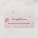 Recherche de pétale rose cartes visite Aquarelle