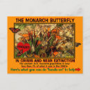 Recherche de papillon de monarque cartes postales Jardin