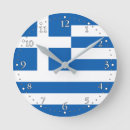 Recherche de drapeau grec horloges Patriotique