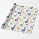 Recherche de lamas papier cadeau Llama