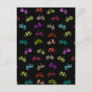 Search for bicycle pattern postcards Cyclist