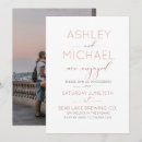 Search for rose gold typography invitations Calligraphy